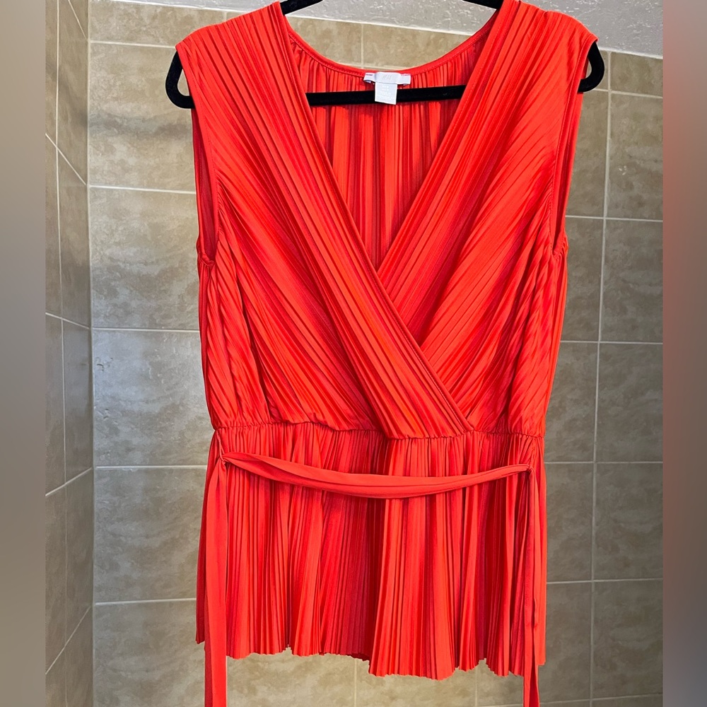 H&M Sleeveless Ribbed Blouse